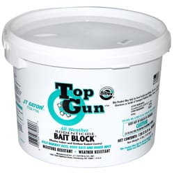 JT Eaton Top Gun Toxic Bitrex Bait Blocks For Mice and Rats 4 lb 128 pk