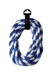 Ace 5/8 in. D X 20 ft. L Blue/White Solid Braided Poly Derby Rope