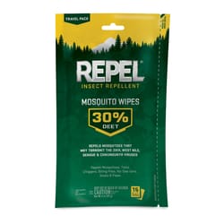 Repel Mosquito Wipes Repellent Towelettes For Mosquitoes/Ticks 15 pk