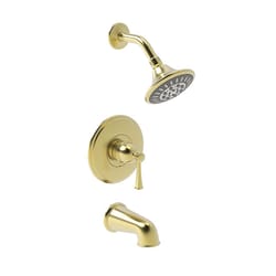 Huntington Brass Woodbury Satin Brass Tub and Shower Trim Kit