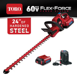 Toro Flex Force 51840 24 in. 60 V Battery Hedge Trimmer Kit (Battery & Charger)