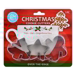 R&M International Silver Steel Cookie Cutter
