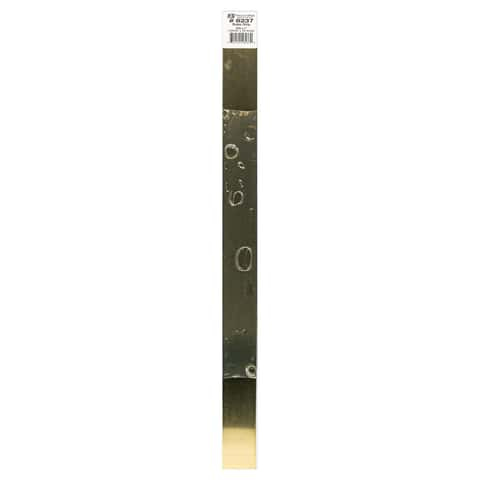 K&S Metal | Flat Brass Strip pack of 3