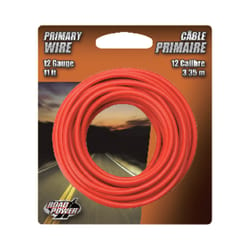 Coleman Cable 11 ft. Stranded 12 Ga. Primary Wire Red