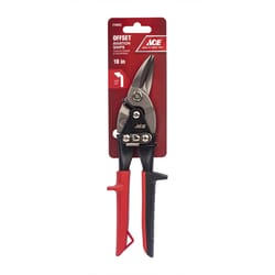 Ace 10 in. Drop Forged Steel Style Aviation Snips 19 Ga.