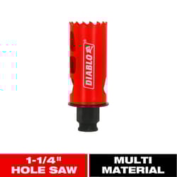 Diablo Snap-Lock Plus 1-1/4 in. Bi-Metal 2-3/8 in. L Hole Saw