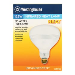 Westinghouse 125 W R40 Reflector/Heat Lamp Incandescent Bulb E26 (Medium) White 1 pk