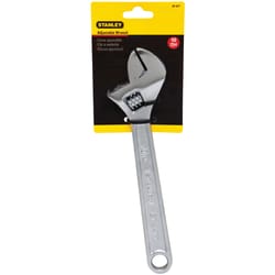 Stanley Metric and SAE Adjustable Wrench 10 in. L 1 pc