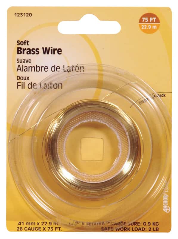 Hillman 75 ft. L Brass 28 Ga. Wire Ace Hardware