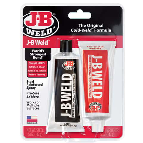 JB Weld Plastic Bonder Body Panel Adhesive And Gap Filler Syringe - 0.85 tube