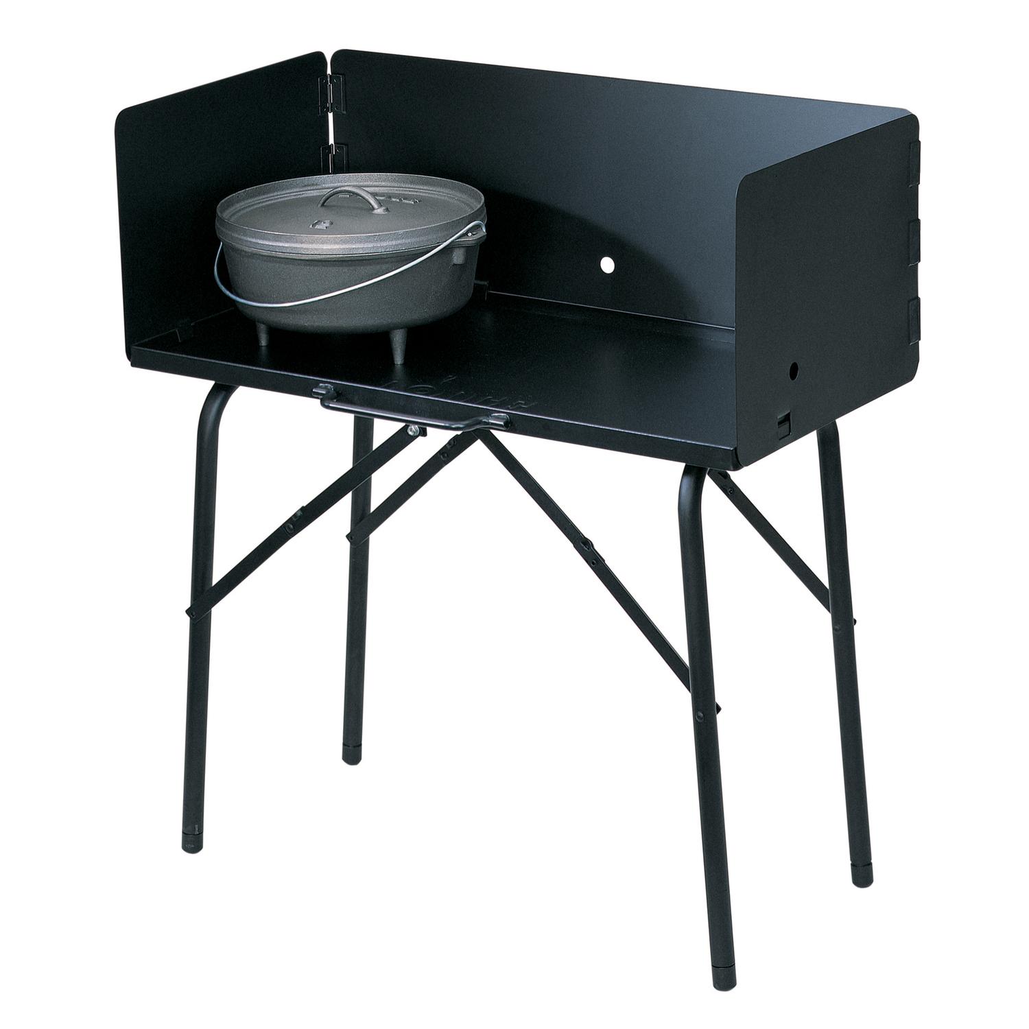 Lodge Black Camp Table 35.5 in. H X 31.4 in. W X 15.9 in. L 1 pc Sansujyuku sansujyuku.com