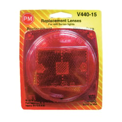 Peterson Red Square Tail Light Replacement Lens
