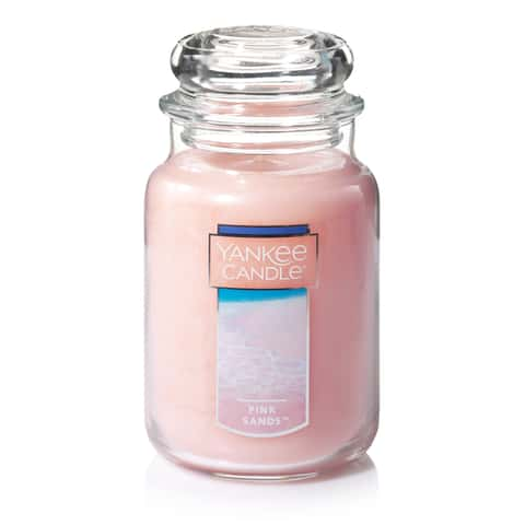 Car Freshener/diffuser Pink Sands yankee Type Hanging Wood and Glass Jar  Scented Freshie Aroma Diffuser 