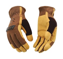 Kinco Men's Outdoor Driver Gloves Brown L 1 pair