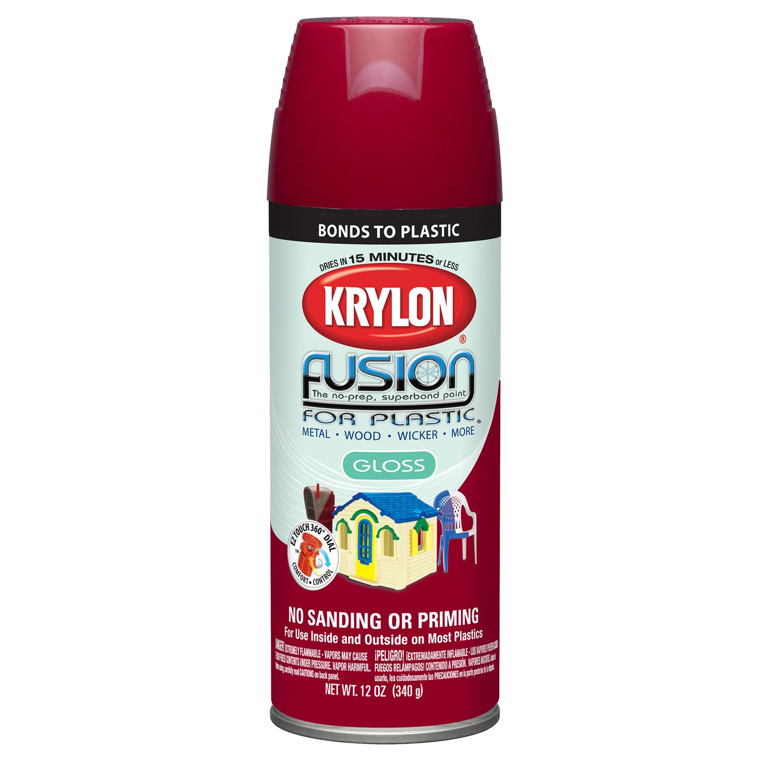 UPC 724504023258 product image for Krylon Fusion 12 oz  Spray Paint Gloss Burgundy - 6 Pack (K02325001) | upcitemdb.com