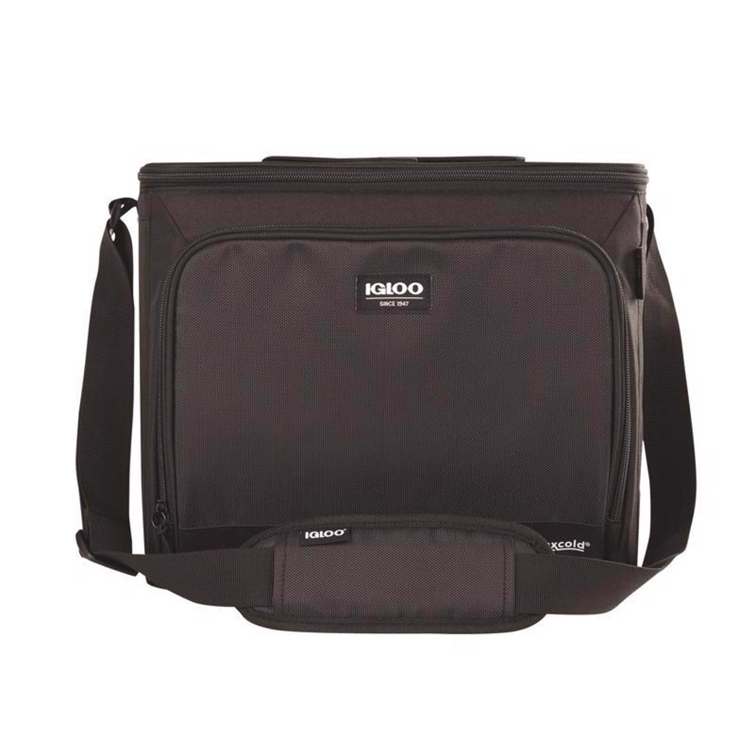 Igloo MaxCold Black 28 cans Lunch Bag Cooler Uae Electronic uaeelectronic.com