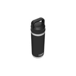 YETI Rambler 18 oz Black BPA Free Bottle with Chug Cap