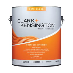 Clark+Kensington Semi-Gloss Black House & Trim Paint & Primer Exterior 1 gal
