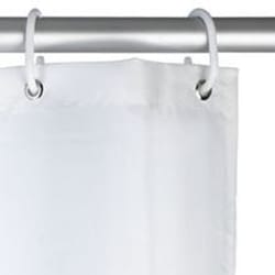 Wenko Anti-Mould 71 in. H Blue/White Cat Shower Curtain W/Hooks Polyester