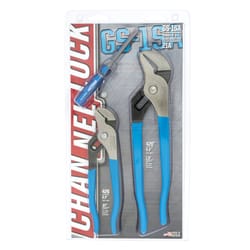 Channellock PermaLock 2 pc Steel Tongue and Groove Pliers Set 6.5 and 9.5 in. L