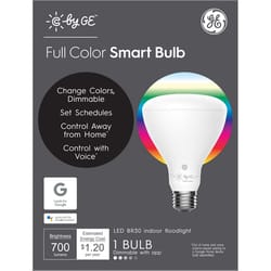 C by GE BR30 E26 (Medium) Smart-Enabled LED Bulb Color Changing 65 Watt Equivalence 1 pk