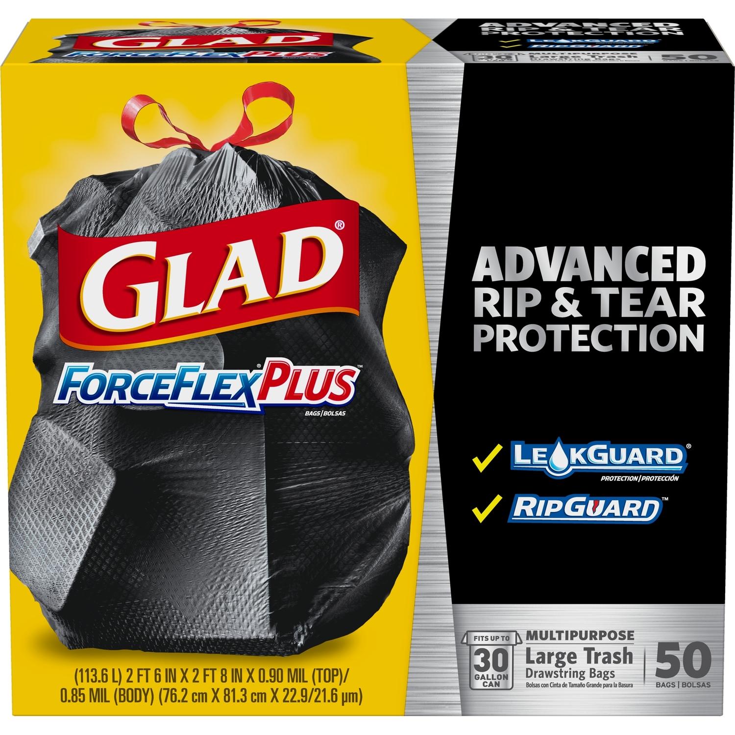 glad clear trash bags