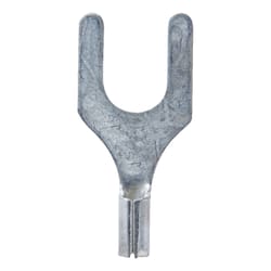 Jandorf 22-18 Ga. Uninsulated Wire Terminal Spade Silver 5 pk