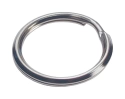 HILLMAN 3/4 in. D Tempered Steel Silver Split Rings Key Ring