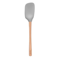 Tovolo Flex-Core Oyester Gray Silicone/Wood Spoonula