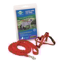 PetSafe Come with me kitty Red Harness & Leash Nylon Cat Leash and Harness Medium