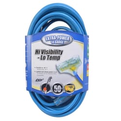 Southwire Coldflex Outdoor 50 ft. L Blue Extension Cord 14/3