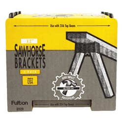 Fulton Spee Dee 2 in. H X 4 in. W Sawhorse Brackets 500 lb. cap. 1 pk