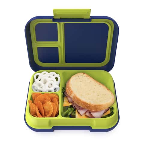 Bentgo Navy Blue/Chartreuse Lunch Box 1 pk - Ace Hardware