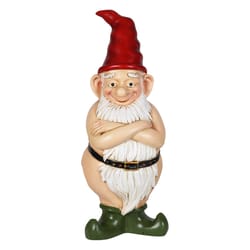 Exhart WindyWings Multicolored Resin 14 in. H Gnome Statue