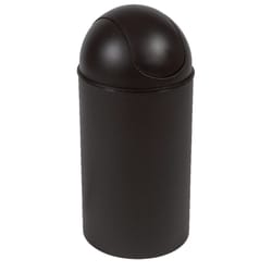 Umbra Grand 10 gal Black Plastic Swing-Top Trash Can