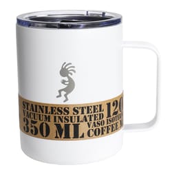 Aquapelli 12 oz Solid Arctic White BPA Free Vacuum Insulated Mug