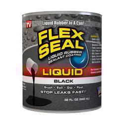 FLEX SEAL  Black  Liquid Rubber Sealant Coating  1 qt. 