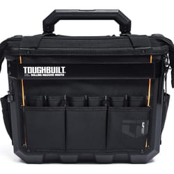 ToughBuilt Massive Mouth 18 in. W X 14.5 in. H Polyester Roller Tool Bag 26 pocket Black 1 pc