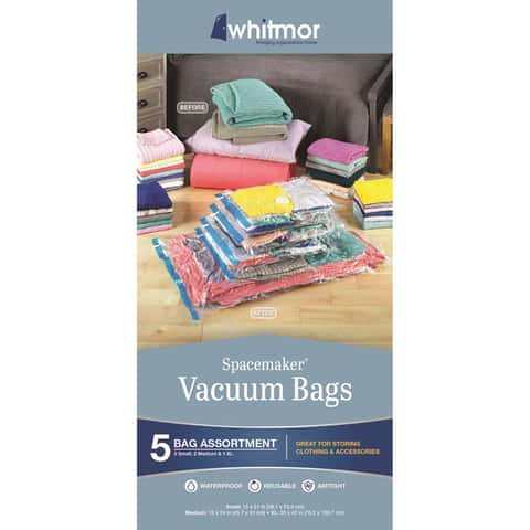 Whitmor Spacemaker Storage Bag, Clear