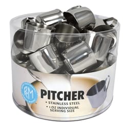 R&M International Corp Silver Stainless Steel Mini Pitcher 1 oz