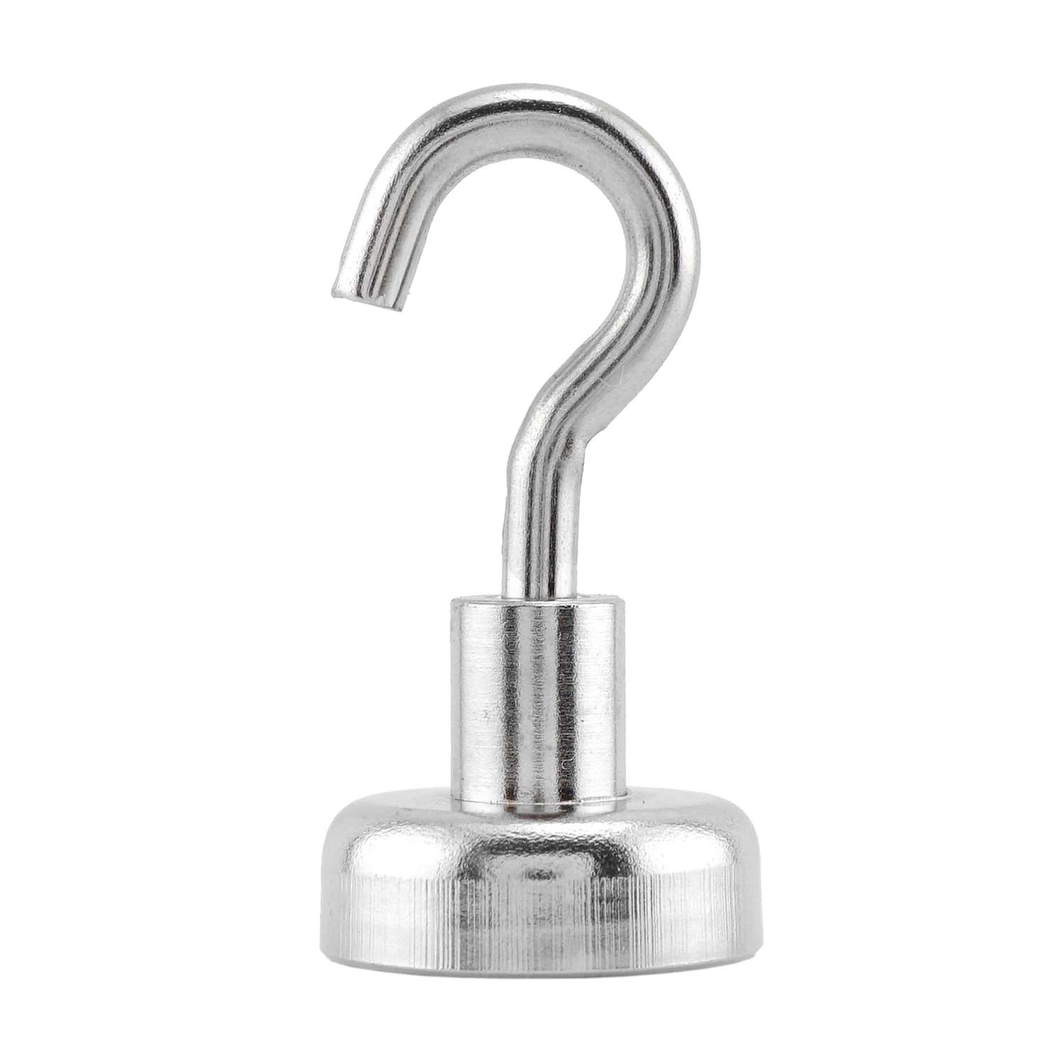 Magnet Source 1.4 in. L X .787 in. W Silver Magnetic Hook 28 lb