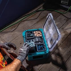 Makita 15.33 in. W X 6.38 in. H X 10.93 in. D Deep Organizer Teal
