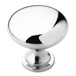 Amerock Traditional Round Furniture Knob 1-1/4 in. D 28.702 mm Polished Chrome 1 pk