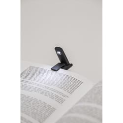 Kikkerland Design 2 in. Black Mini Clip-On Lamp