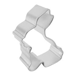 R&M International Corp 1 in. W X 2 in. L Mini Bunny Cookie Cutter Silver 1 pc