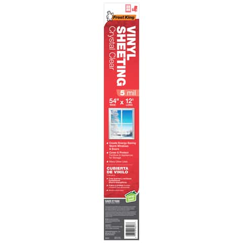 Frost King 48 in. x 25 ft. Crystal Clear Plastic Vinyl Sheeting