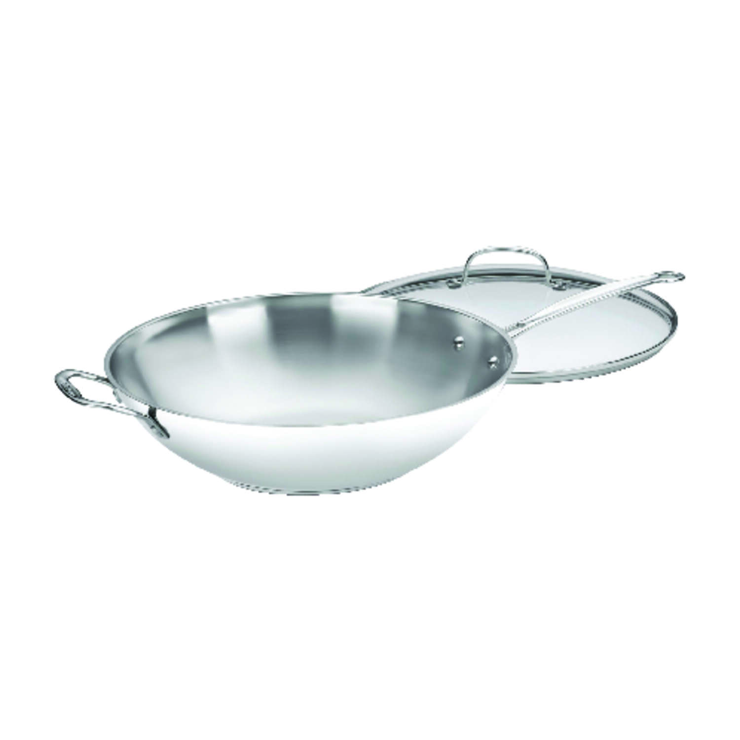 Cuisinart Chef's Classic Stainless Steel Skillet w/Lid 14 in. Silver 14 Inch Stainless Steel Skillet With Lid