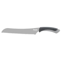 Tovolo Oyster Gray Rubber/Steel Bread Knife