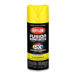 Krylon Fusion All-In-One Gloss Sunbeam Paint+Primer Spray Paint 12 oz