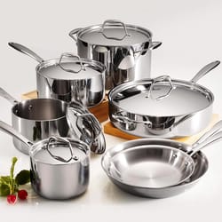 Tramontina Gourmet Stainless Steel Cookware Set Silver